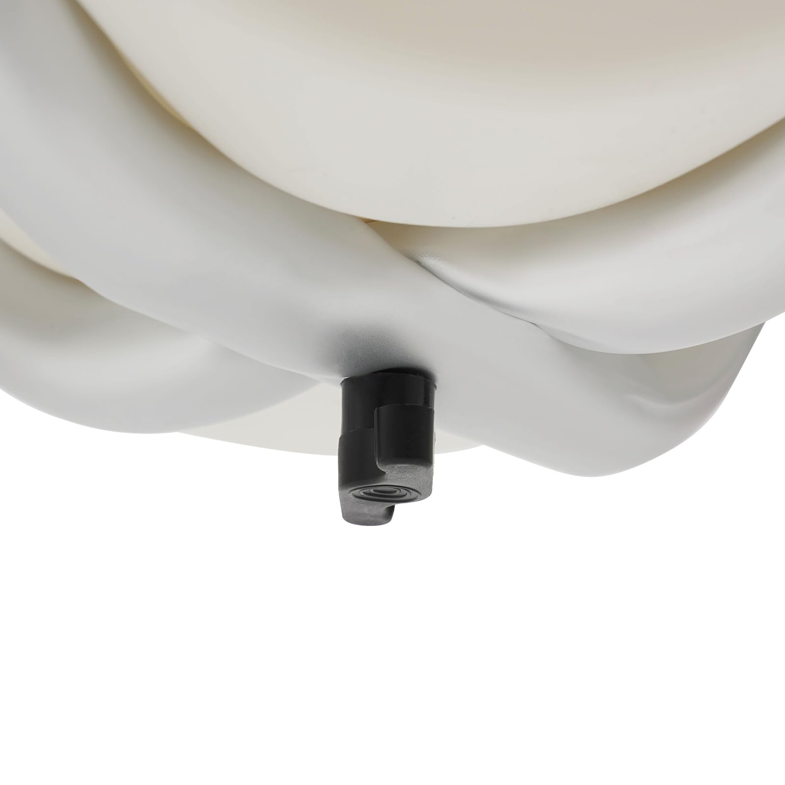 Taburete de ducha con recorte higiénico, silla de ducha con respaldo y reposabrazos, silla de baño con almohadillas antideslizantes para los pies, hasta 125 kg, para personas mayores, embarazadas,
