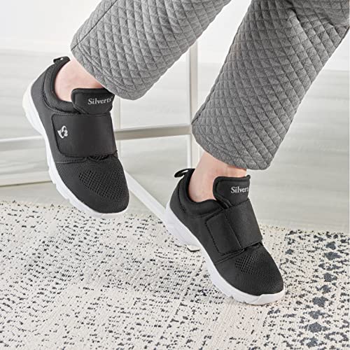 Silvert's Adaptive Clothing & Footwear Women’s Lightweight Easy Walker Wide Shoes for Seniors4
