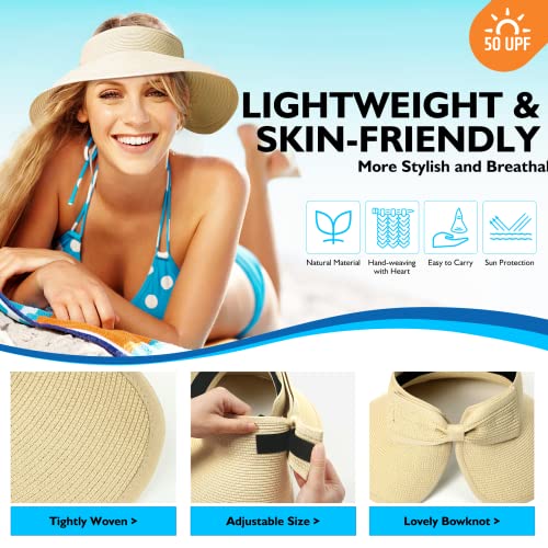 Joylivecy Beach Hats For Women, Wide Brim Sun Hat Womens thumb #4