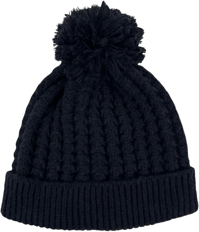 Humble Hilo Knit Hats Beanies for Women Winter Pom Beanie Men or Women Beanies Cable Knit Beanie