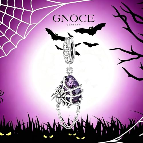 Image of GNOCE Halloween Charm Bracelet Fit Pandora Beads for Women Gift
