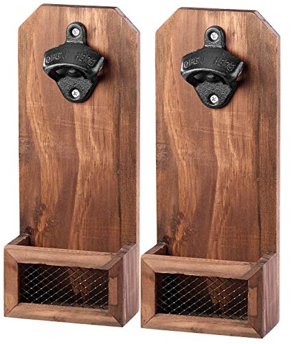 Cucina di Modena Wandflaschenöffner: 2er-Set Wand-Flaschenöffner mit...
