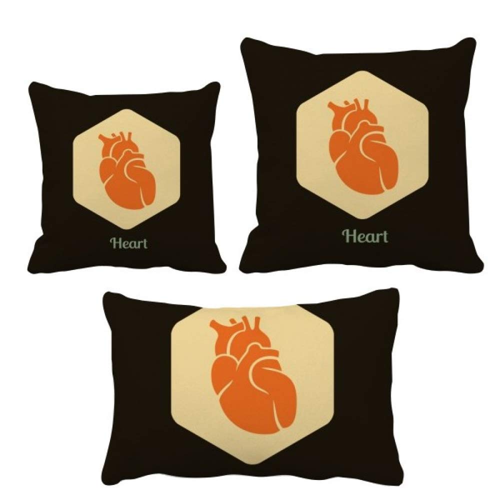Housse de coussin en forme de cœur pour décoration de canapé salon et chambre design moderne