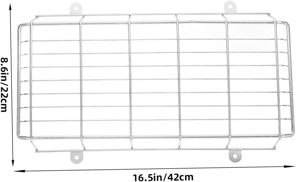 Emergency Lighting Exit Sign Protective Wire Guard Cage for Exit Sign Cover Heavy-duty -collision Shield for Emergency Lights Quick Installation and Extended Light