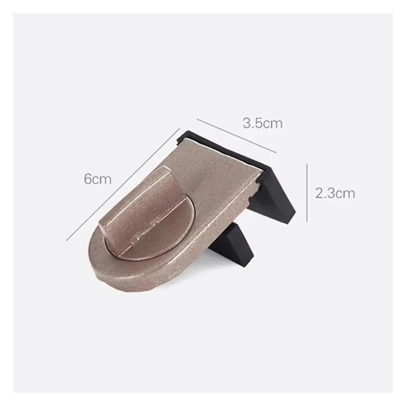 Lot de 2 verrous antivol for fenêtre, antichute for enfants, réglables et fixes(Brown 2PCS)
