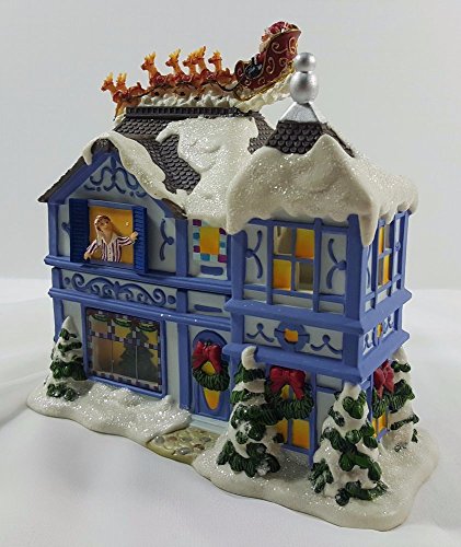 Partylite Holiday Twas the Night Before Christmas Magical Tealight House