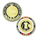 Symbol Arts Armor of God Challenge Coin - Gold - Collector's Medallion - Jewelry Quality