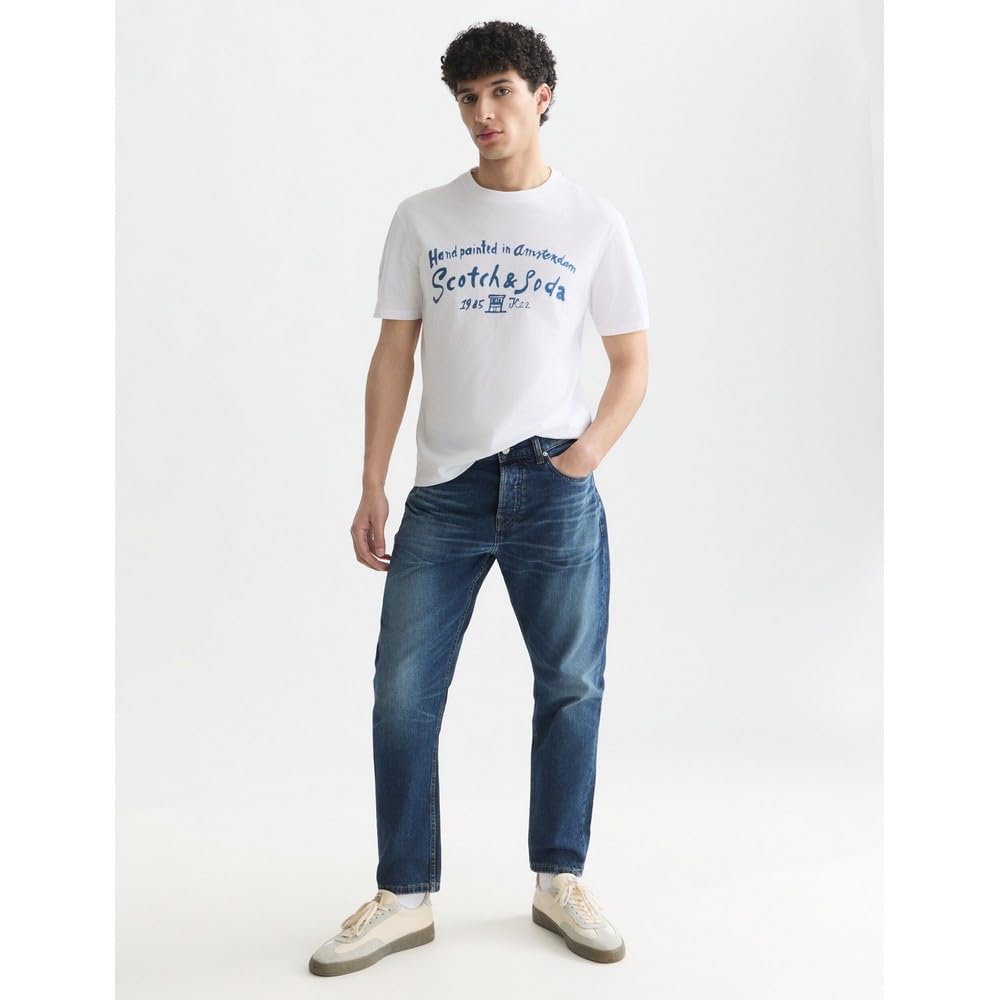 Scotch & Soda Chest Artwork T-Shirt Camiseta Hombre