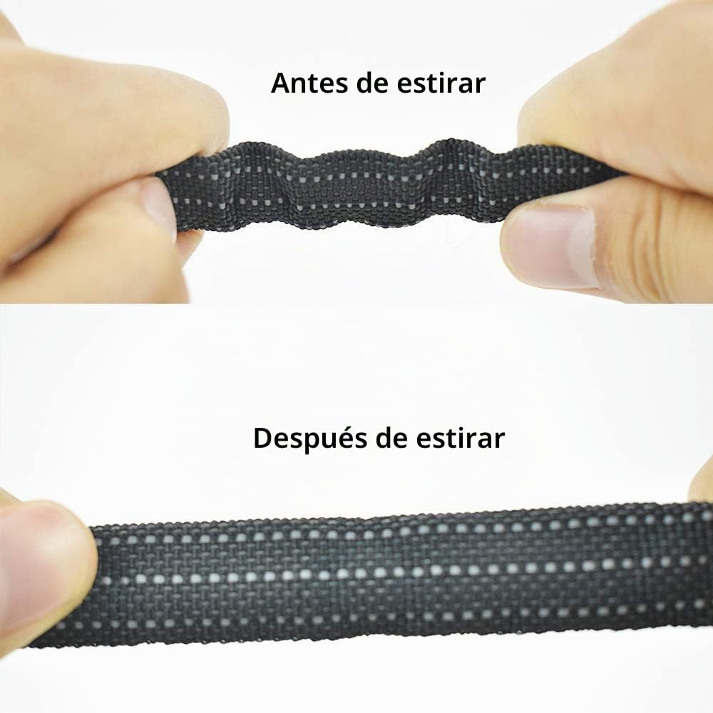 Correa para herramientas con mosquetón y extremo de bucle ajustable y retráctil, herramienta anticaídas, 2 unidades