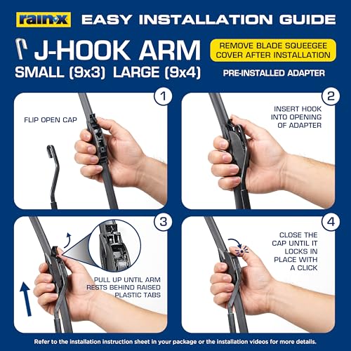 Image of Rain-X Acoustix 20 inch Wiper Blades (Pack Of 1), Whisper Quiet Automotive Replacement Windshield Wipers, Plasma Treated & Graphite-infused Coating for Smooth Performance & Long-lasting Durability