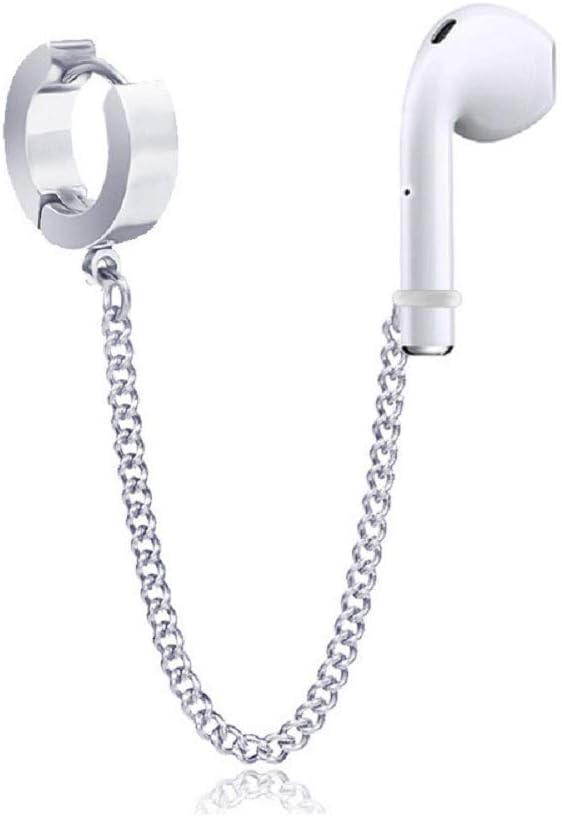 1 Pair (Need Ear Hole) Anti Lost Earring Strap Bluetooth Earphone Holders Accessories Unisex Anti-lost Earring Clip For AirPods Pro Earhooks-Style 4#