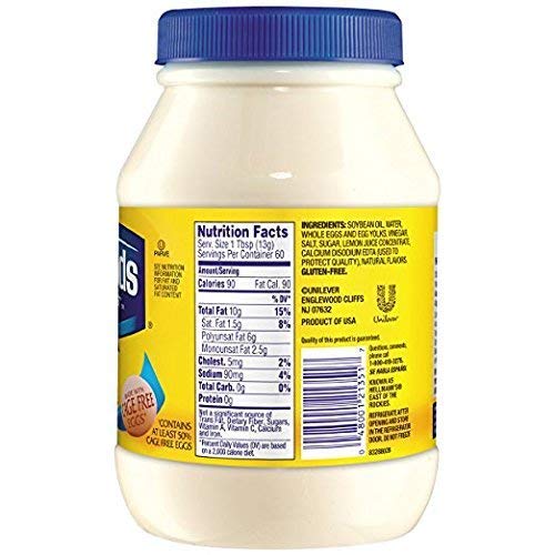Hellmann's Real Mayonnaise - 3 Pack - 30 OZ