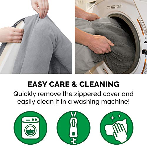 Furhaven Xl Memory Foam Dog Bed Plush & Suede Sofa-Style W/ Removable Washable Cover - Gray, Jumbo (X-Large) #TOP6