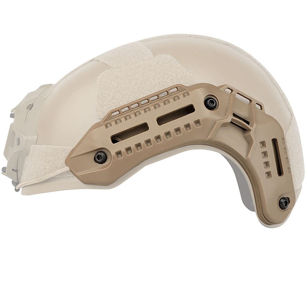 Adaptateur de rail de casque militaire tactique MK en nylon kaki