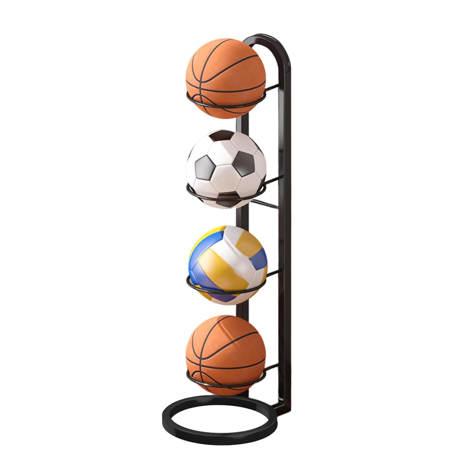 Support de basket-ball et rangement vertical pour libérer de l'espace dans le garage