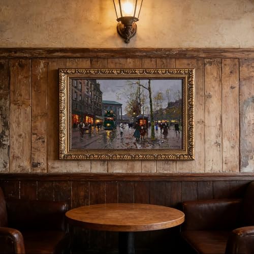 Toile Paris Boulevard de la Madeleine déco murale bureau chic - 4