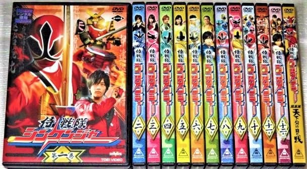 Amazon.co.jp: DVD侍戦隊シンケンジャー 全12巻&銀幕版 天下分け目