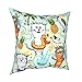 Lindo verano mar para niños funda de cojín decoración de gatos y pelícano funda de almohada decorativa para el hogar para sala de estar sofá 45x45 cm funda de almohada
