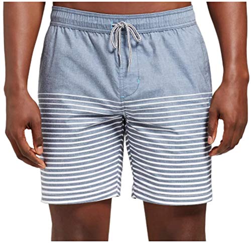 Goodfellow & CO XL Mens Whodat Elastic Waist Board Shorts - Navy