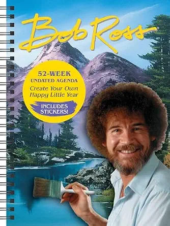 Bob Ross Agenda Undated Calendar