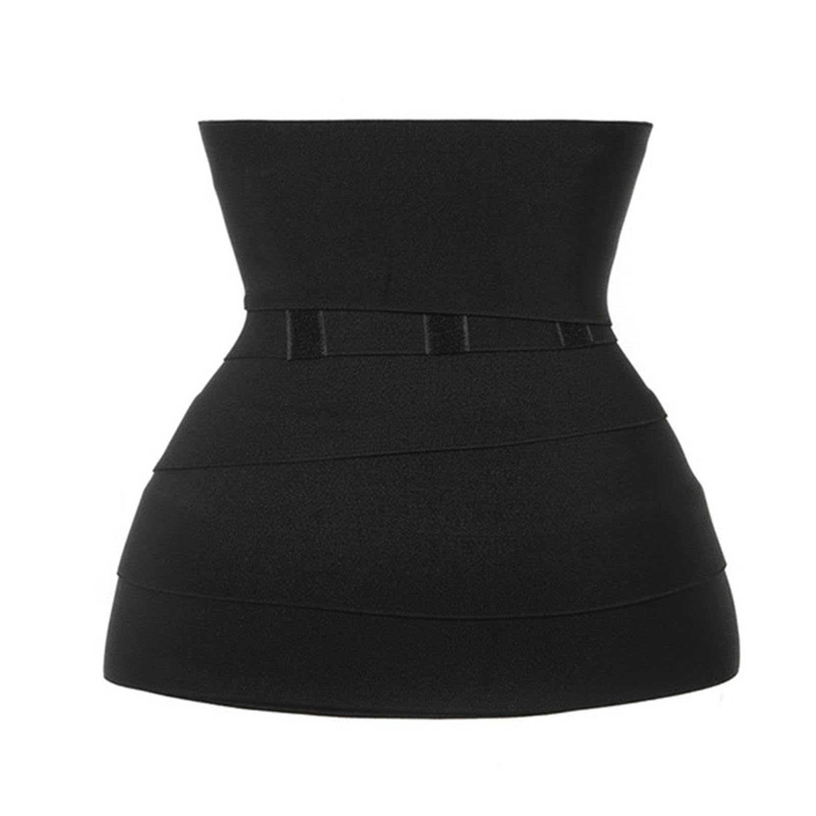 Corset Frauen Latex Stahl Knochen Taille Trainer Gürtel Korsett Sanduhr Shapewear Cincher Sport Control Bauch Postpartum-schwarz (10cm)-3 Meter