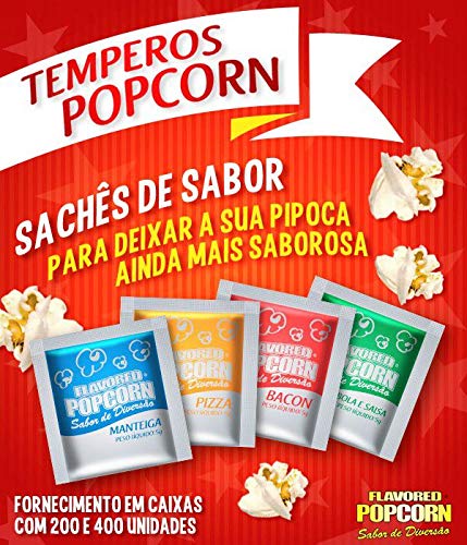 Tempero Para Pipoca Popcorn Pizza 100G