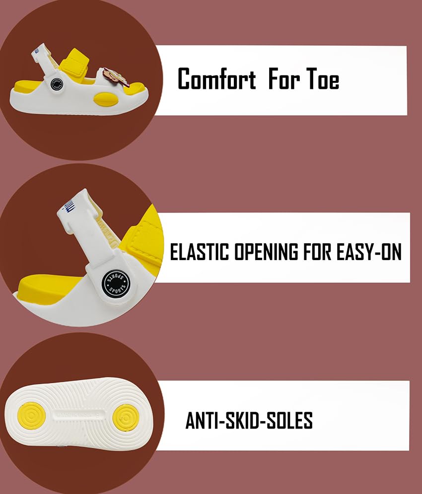 Image of Blue Kids Slip-On Sandals | Lightweight Comfortable Casual Sandals for Boys & Girls