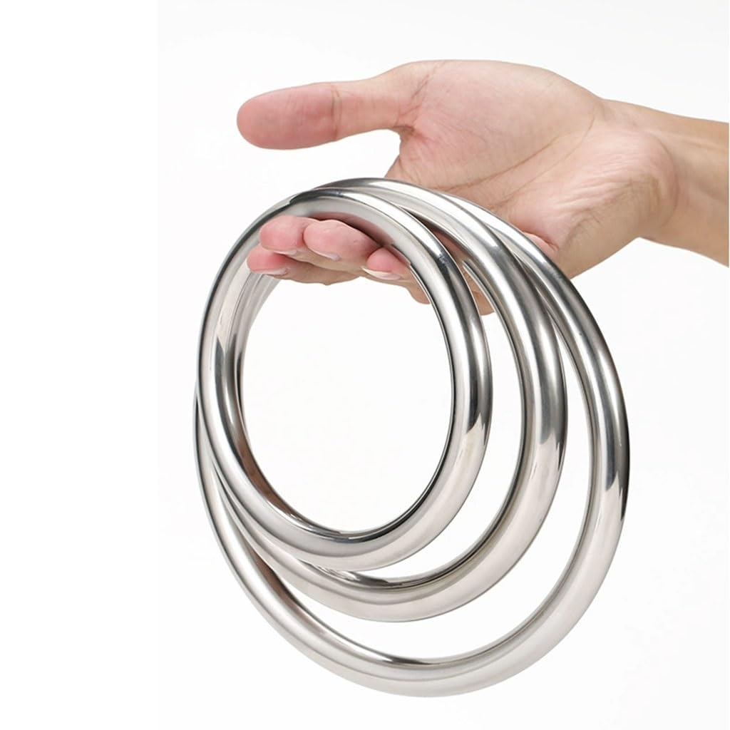 4 Joints Toriques 100mm Diamètre Extérieur 5mm épaisseur - Acier Inox 304 (neuf)
