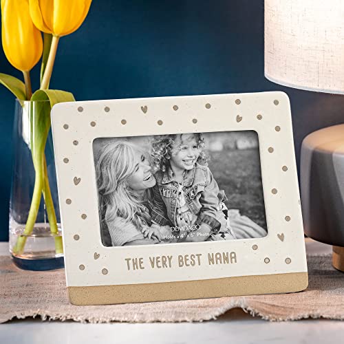 Demdaco Very Best Nana Cream And Tan Holds 4 X 6 Inch Photo Wall Or Tabletop Frame #TOP5