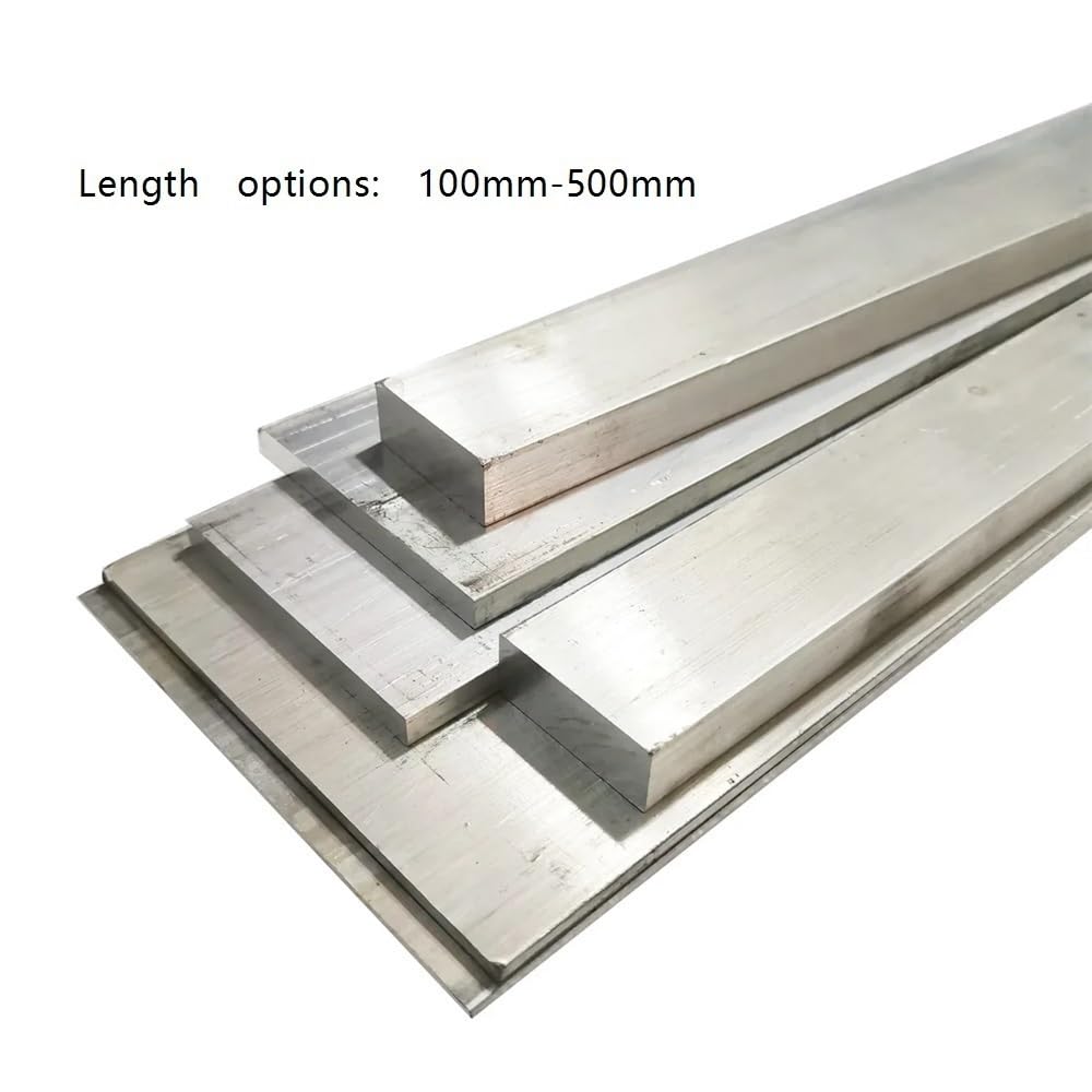 Lamiera in lega di alluminio 6061: lunghezza 100-500 mm, spessore 5-35 mm, piastra a barra piatta leggera e robusta(5x100x300mm)