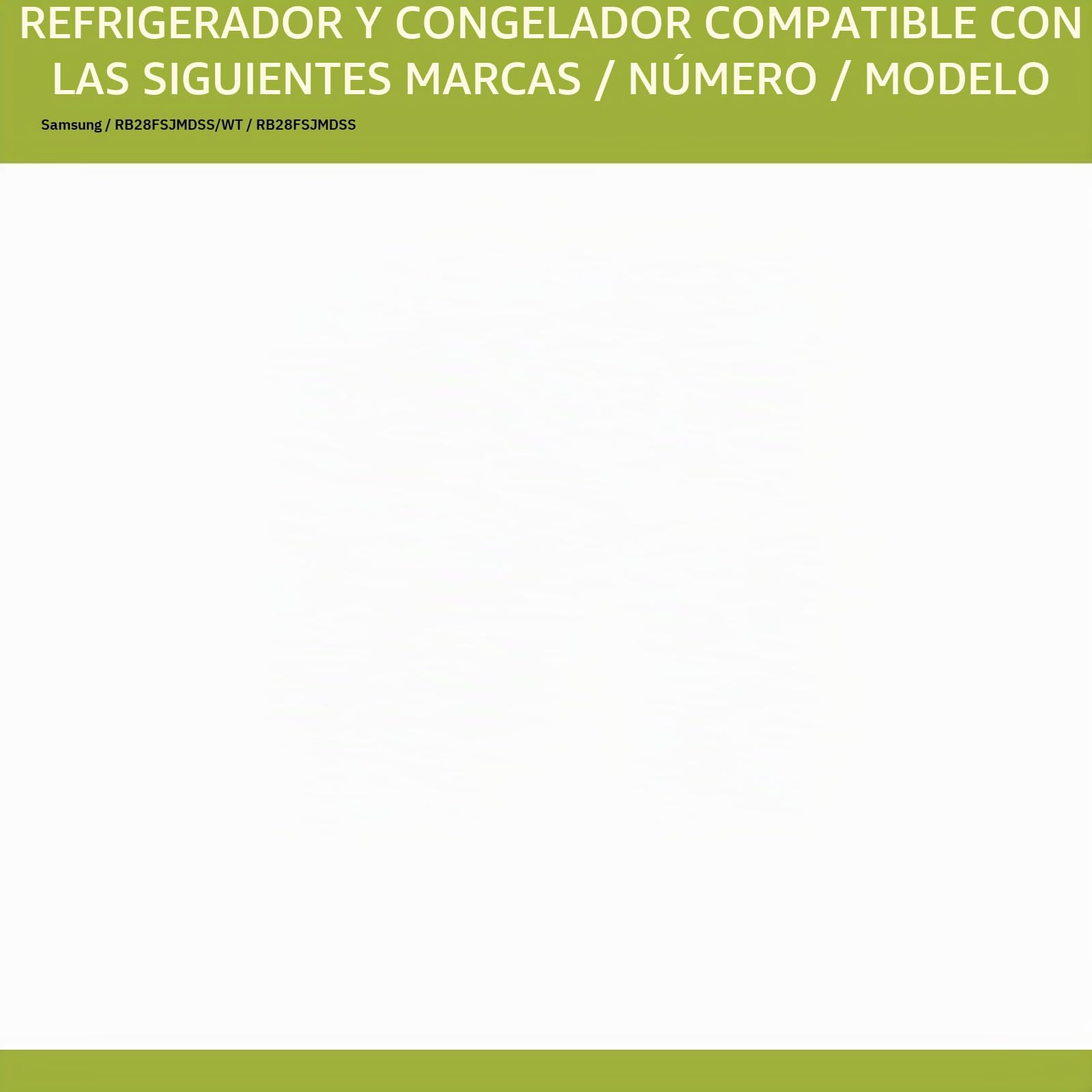 eVendix Bandeja de almacenamiento compatible con Samsung DA63-08118A para botella de 495 x 100 mm para puerta de frigorífico