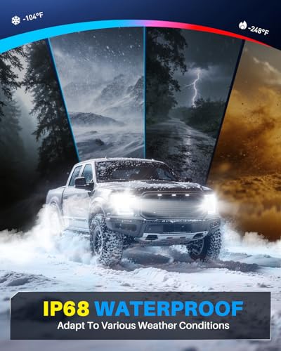 Image of AUTOONE 2026 Upgraded HB3 Fog Bulbs, 1400% Bright 70000 Lumens 9005 Bulbs