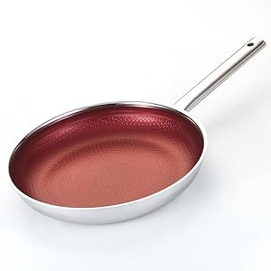 Glide-Tech 11 Inch Nonstick Frying Pan – Premium Korean CLAD Metal, Non Toxic, PFOA Free Non Stick Fry Pan, Induction, Wear Resistant, Oven Dishwasher Safe, Compatible with All Cooktops