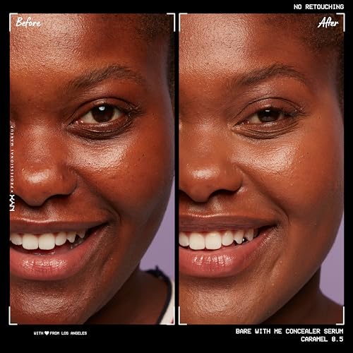 NYX PROFESSIONAL MAKEUP Bare With Me Concealer Serum, Up To 24Hr Hydration - Caramel - image 3