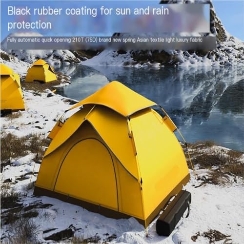 Carpa para camping ligera y espaciosa para 3-4 personas miniatura 2