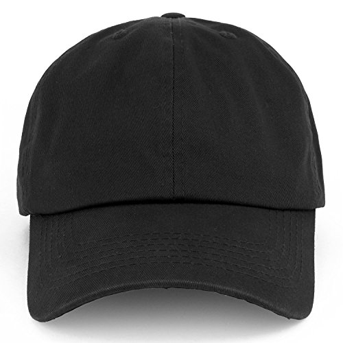 Image of Trendy Apparel Shop Oversize XXL Plain Unstructured Soft Crown Cotton Dad Hat