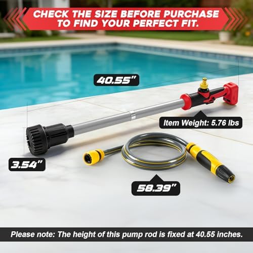 FormiPow Stick Water Transfer Pump for Milwaukee M18 Battery (No Battery) - 2