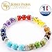 Produktbild KIREI PARIS BIJOUX Armband natürliche Edelsteine Heilung 8mm mit Tigerauge und 7 Buddha-Chakren, um Ihnen Schutz Stärke und Glück zu bringen Geschenkidee.