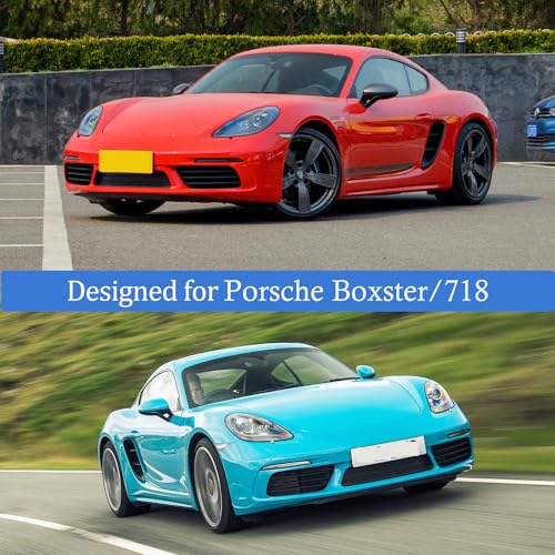 Image of Indoor Car Cover Custom Fit for for Porsche 718 Boxster /Cayman Luxurious Soft Stretch Satin Car Cover Breathable Dust-Proof for Underground Garage, Car Show