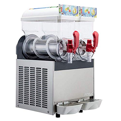 Kolice 2X15L Tank Kommerzielle Eis-Slush-Maschine Margarita Gefrorene Getränkekühlung Getränkeherstellungsmaschine Eis…