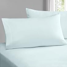 light blue pillowcase