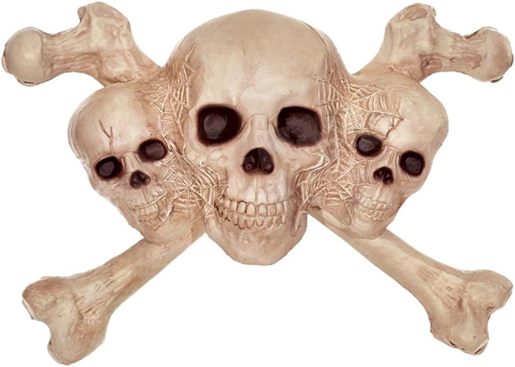 頭蓋骨 骸骨 日本メーカー新品 ハロウィン ハロウィンクロススカルデコレーション小道具 お化け屋敷怖い蜘蛛の巣スケルトンペンダント 休日の装飾 A Color Size 16 9inches 頭蓋骨 骸骨 日本メーカー新品 ハロウィン ハロウィンクロススカルデコレーション小道具 お化け屋敷怖い蜘蛛の巣スケルトンペンダント 休日の装飾 A Color Size 16 9inches