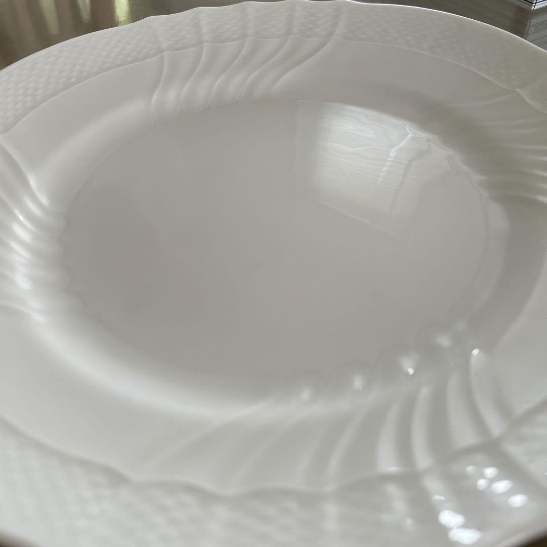 Amazon.co.jp: リチャードジノリ ベッキオホワイト 24.5cm 4枚セット