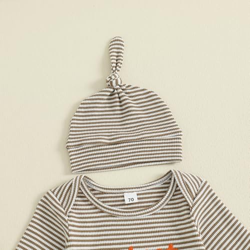 Thanksgiving Baby Boy Outfit My First Thanksgiving Little Turkey Romper Onesie Newborn Clothes with Hat3