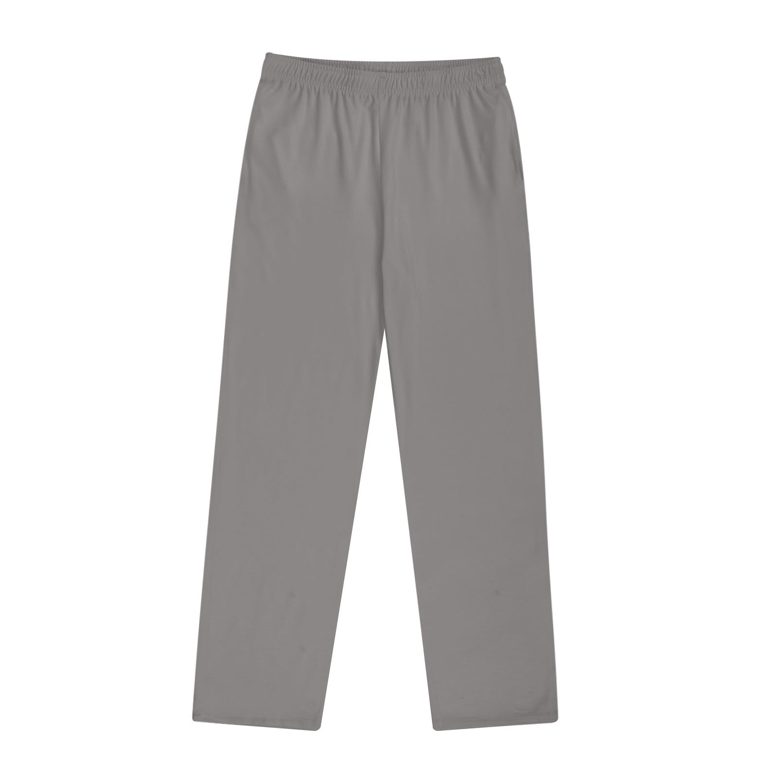 lcyhony Mens Sweatpants with Pockets Plus Size Baggy Comfy Cotton Sweatpants Lightweight Elastic Waist Casual Athletic Pants