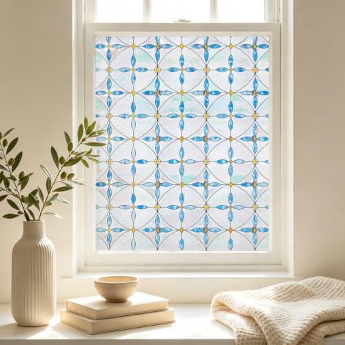 Película decorativa para ventana Blue Tears 3D miniatura 5