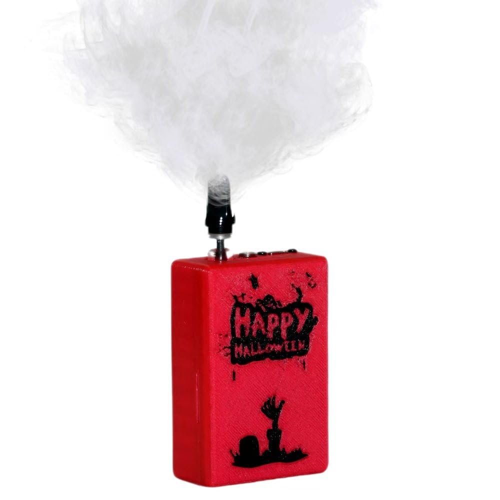 Macchina per nebbia da interni senza fili con telecomando, per DJ, danza, feste, fotografie, eventi all'aperto, effetti scenici, Halloween (regalo)