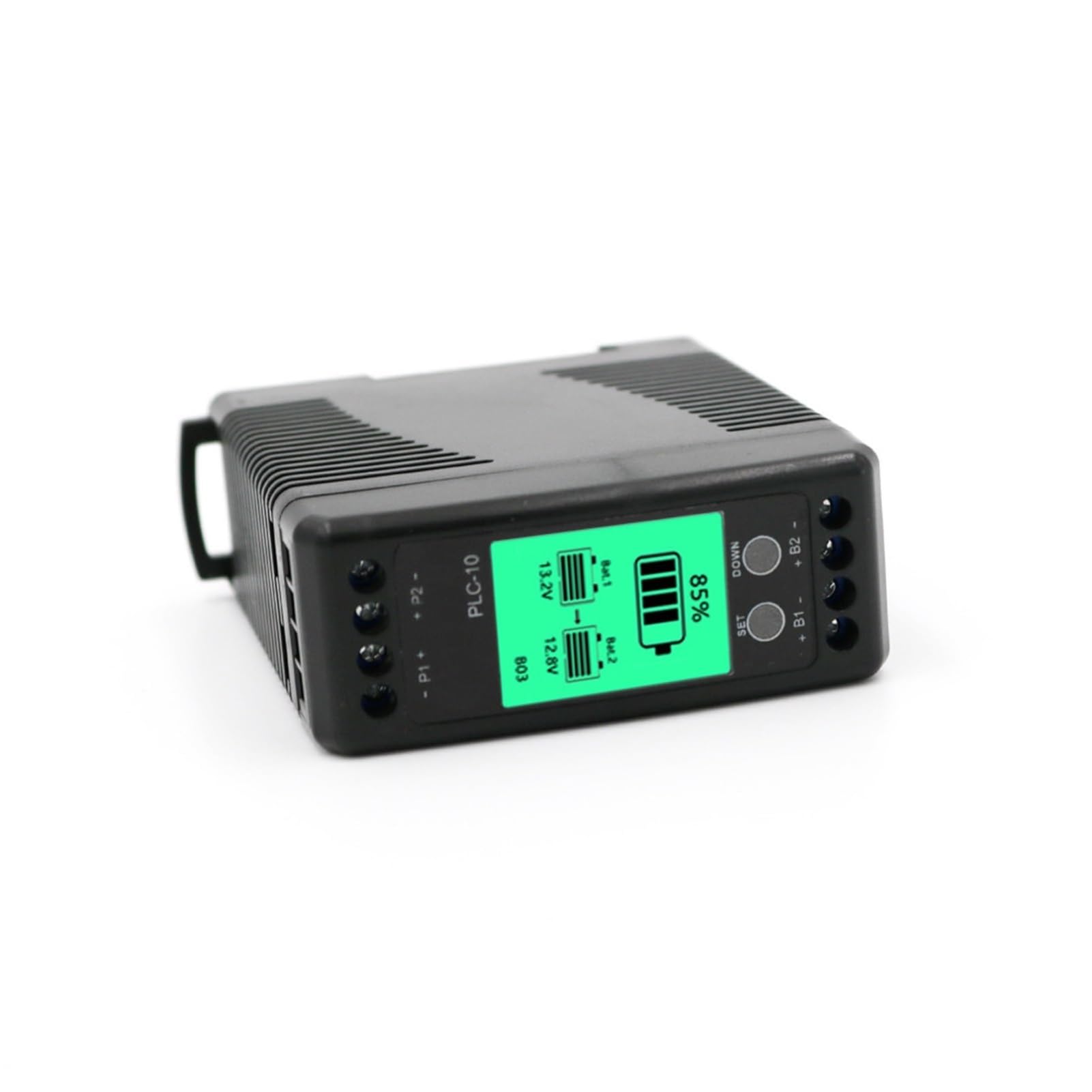 Jadeshay Korektor akumulatora, 2 x 12 V/24 V/48 V/60 V/72 V/96 V, balanser napięcia akumulatora, PLC-10, do akumulatorów kwasowo-ołowiowych, litowych, niklowo-metalowo-wodorkowych, solarnych systemów