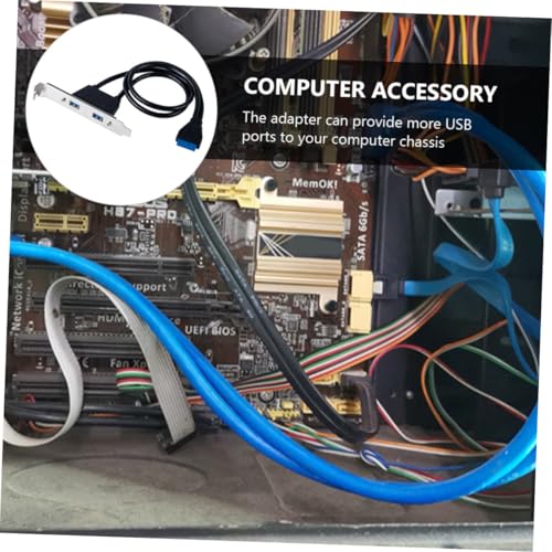 Adaptador doble USB para panel trasero de placas base 6