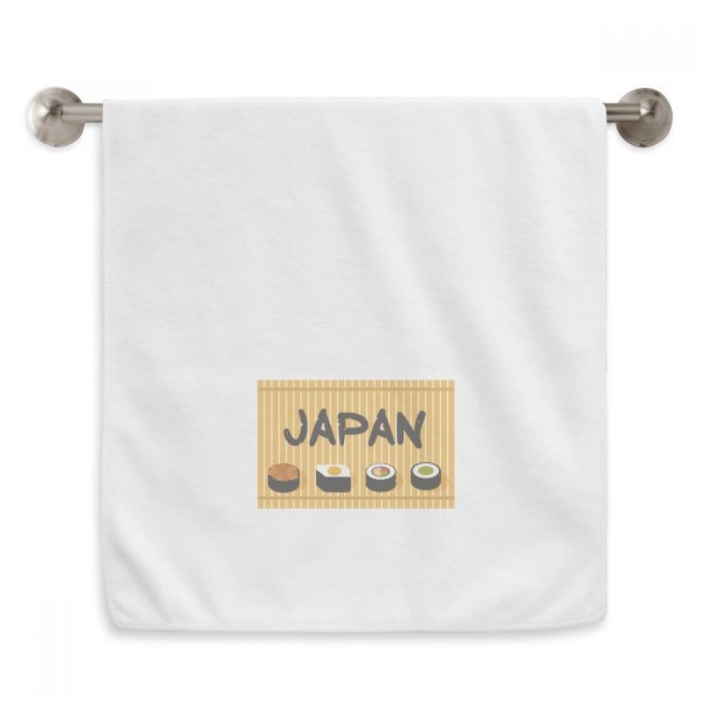 Serviettes moelleuses sushi pour sécher le visage en douceur